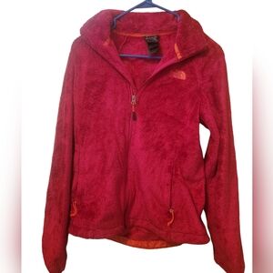 The North Face Osito Fleece Jacket Magenta with Orange